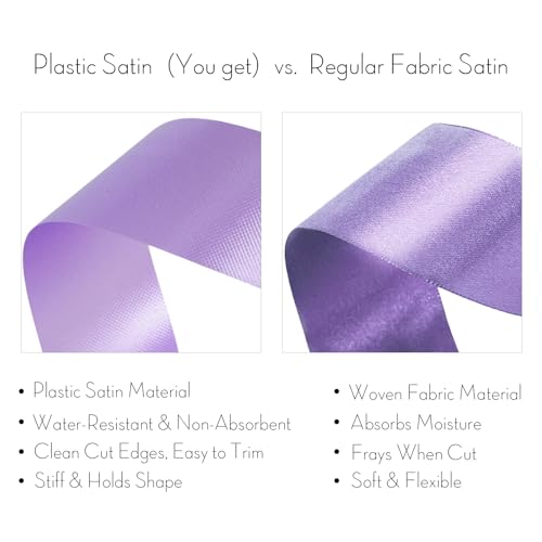 1.5 Inch Lavender Polypropylene Ribbon