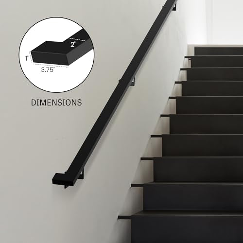 Modern Aluminum Handrail Complete DIY Kit