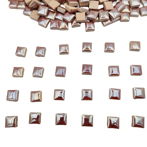 500g 1.1lb Random Color Irregular Ceramics Mosaic Tiles (16 Ounce)