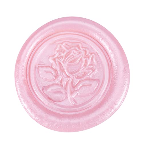 5Pcs Pink Sealing Wax Sticks with Wicks for Wax Seal Stamp (5 Count)