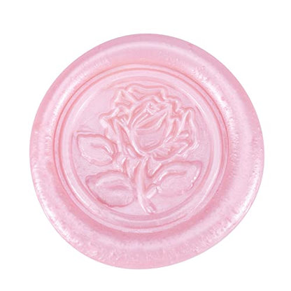 5Pcs Pink Sealing Wax Sticks with Wicks for Wax Seal Stamp (5 Count)