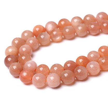 10mm 38pcs Natural Rose Red Tiger Eye Agate Stone Round Loose Beads for Jewelry Making Semi (16 Count)