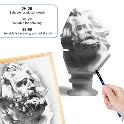 12 PCS Pencil Drawing Kit