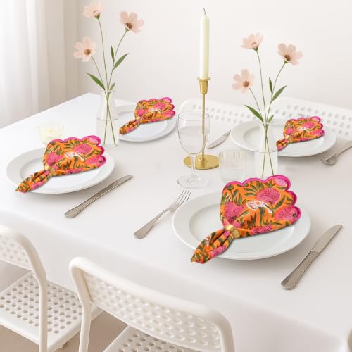 Hand Block Print Cloth Napkins (4 Count)