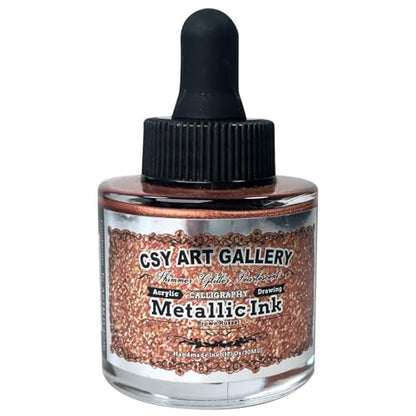 Metallic Calligraphy Inks for Artist