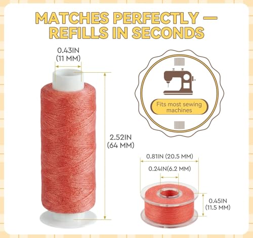 95pcs Sewing Thread Bobbins Kit