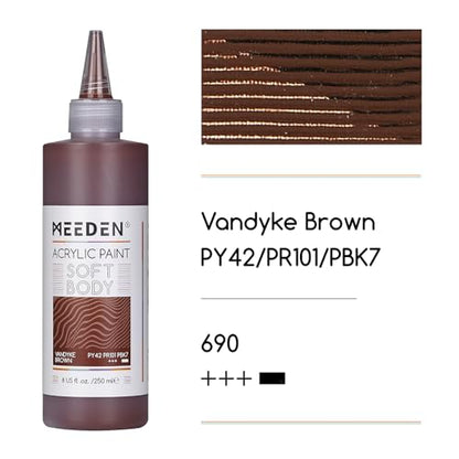 Vandyke Brown Acrylic Paint (8.45 Fl Oz)