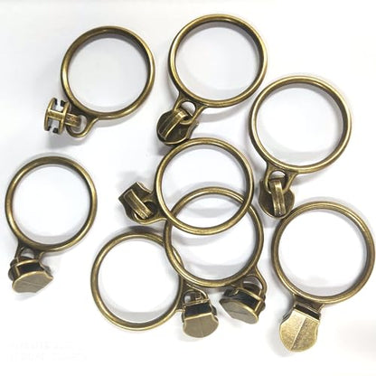 5 Antique Brass Metallic Nylon Coil Zippers by the Yard Bulk 10 Yards Beige Zipper Tape with 25pcs Antique Brass Ring Pull Sliders for DIY Sewing Tailor Craft Bag