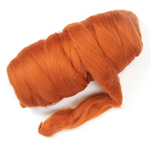 Colored Natural Wool roving (16 Ounce)