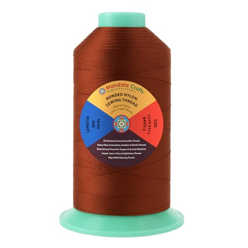 Size 277 840D T270 Copper Brown Bonded Nylon Thread