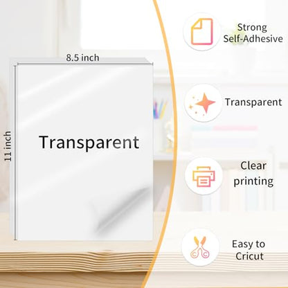 Clear Sticker Paper for Inkjet Printer