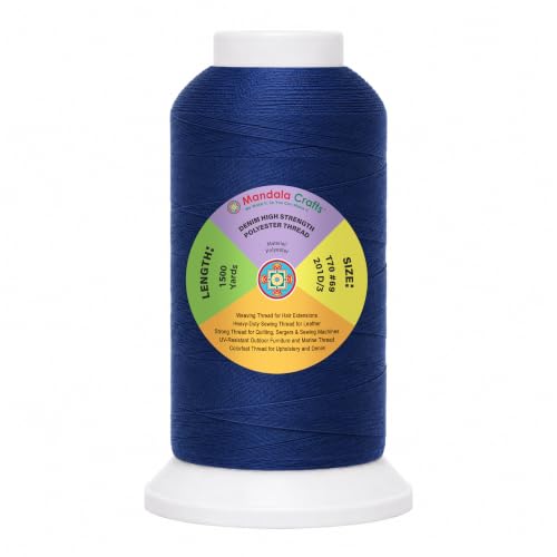 Denim Tex 70 Polyester Heavy Duty Thread for Upholstery