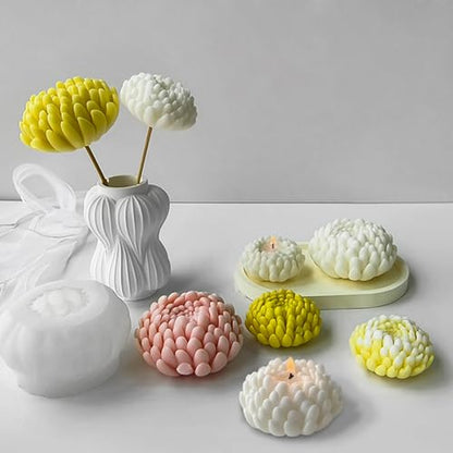 Flower Candle Molds (3 Count)