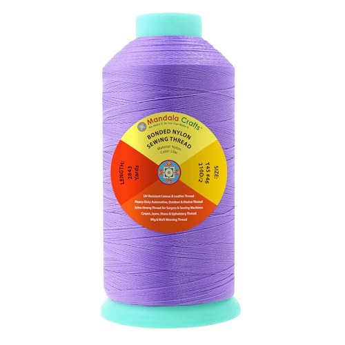 Size 46 210D T45 Lilac Bonded Nylon Thread