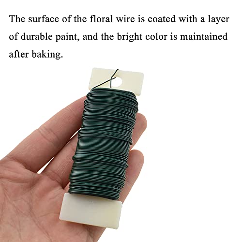 22Gauge Green Flexible Metal Floral Wire