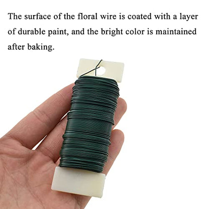 22Gauge Green Flexible Metal Floral Wire