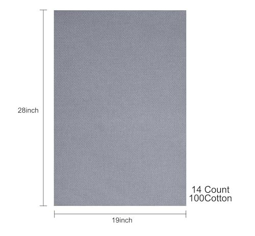 Aida Cloth 14 Count Cross Stitch Fabric (51.72 Sq Ft)