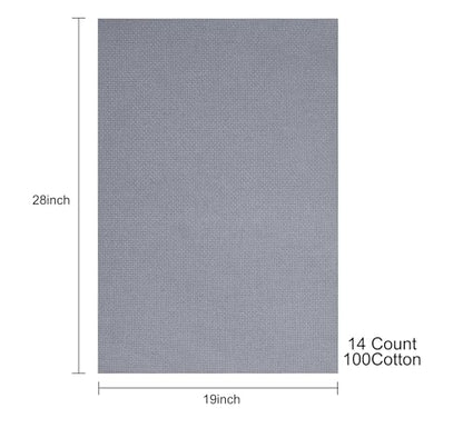 Aida Cloth 14 Count Cross Stitch Fabric (51.72 Sq Ft)