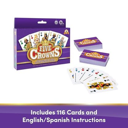 Five Crowns Rummy Style Card Game for Kids and Adults