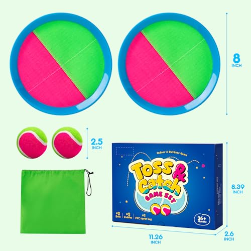 Toss and Catch Ball Set Upgraded (8 Count)