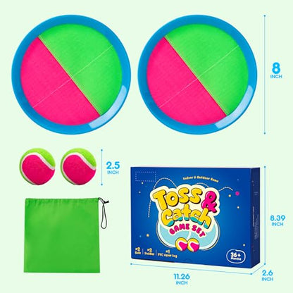 Toss and Catch Ball Set Upgraded (8 Count)