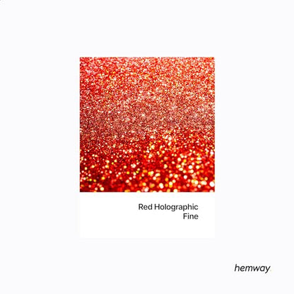 Craft Glitter Red Holographic 100g Fine Glitter (3.5 Ounce)