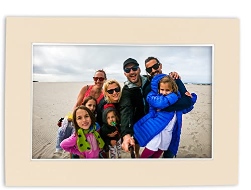 Pack of TEN 11x14 Mats Bevel Cut for 9x12 Photos (10 Count)