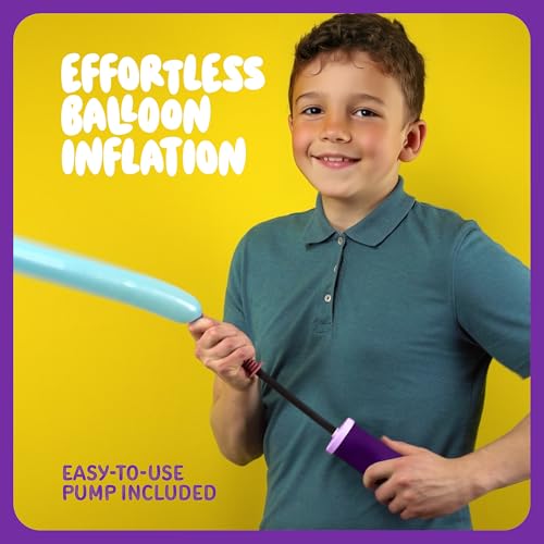 Balloon Animal Twisting Kit with Pump for Kids
