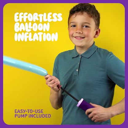 Balloon Animal Twisting Kit with Pump for Kids