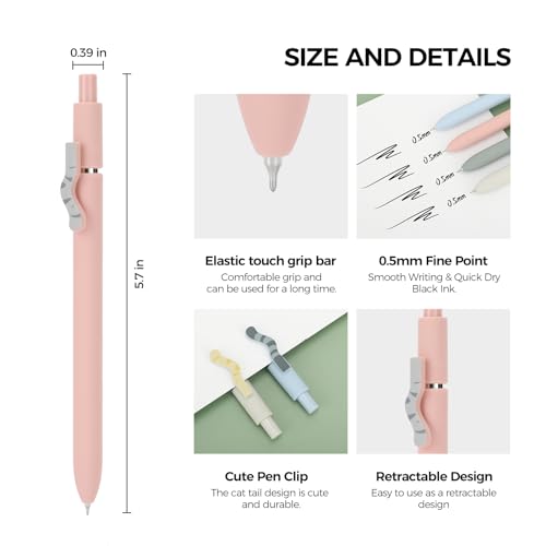 Cute Cat Pens Set (8 Count)