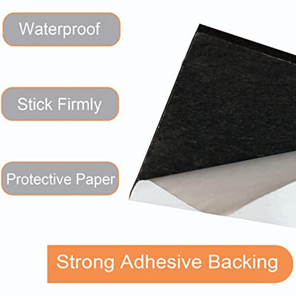 Rubber Adhesive Pads 4 Pcs 6" x 6" x 1