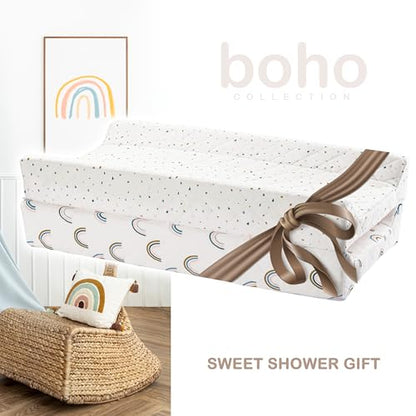 Organic Cotton Covered Contoured Baby Changing Pad