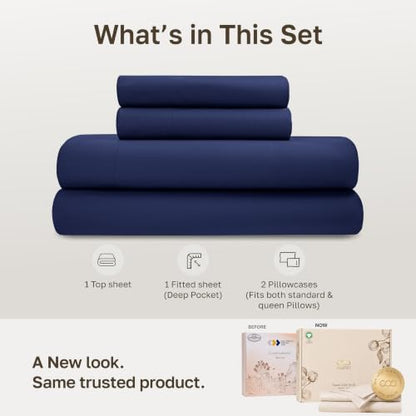 100% Organic Cotton Bed Sheets Queen Size