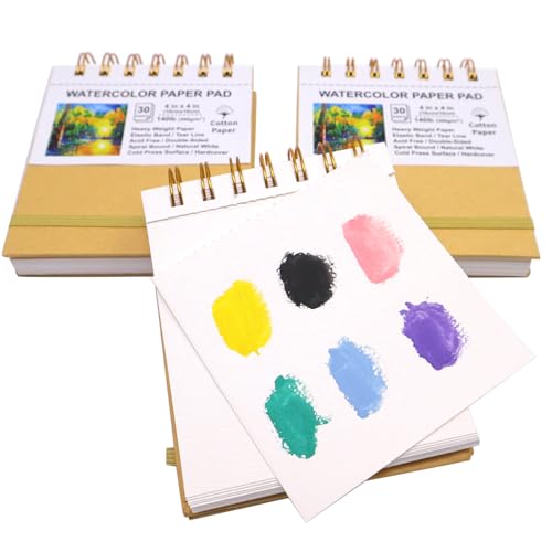 Mini Watercolor Paper Pads (3 Count)