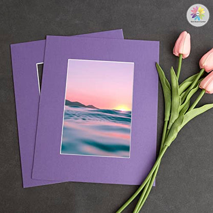 Mat Board Center 10 Pack 8x10 Photo Mats for 5x7 Picture
