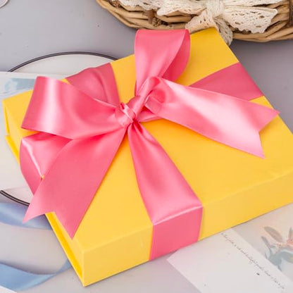 1 1 2 Inch Brink Pink Solid Satin Ribbon for Gift Wrapping