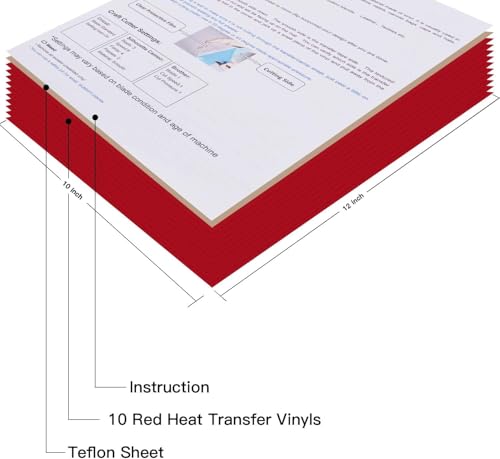 Red HTV Heat Transfer Vinyl