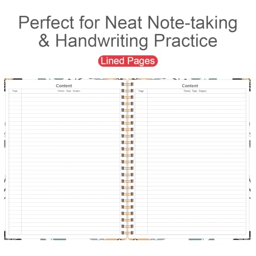 Lined Spiral Journal Notebook for Women & Men