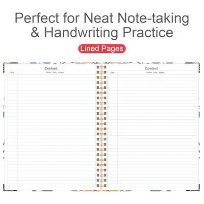 Lined Spiral Journal Notebook for Women & Men