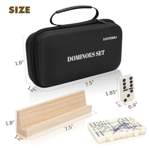 Double 6 Dominos Set for Adults