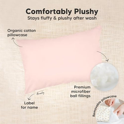 Mini Toddler Pillow with Pillowcase
