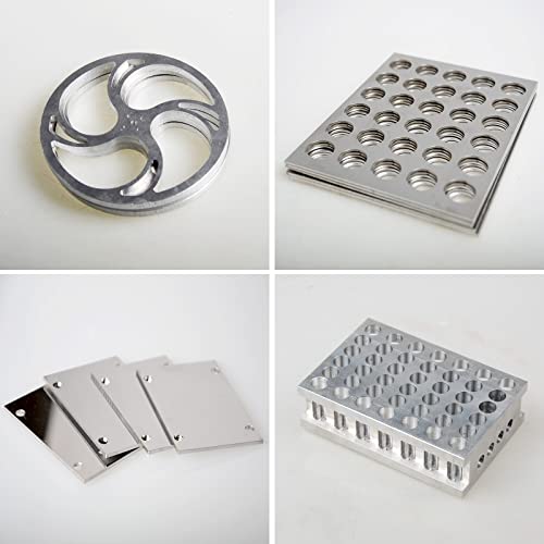 2 Pieces 6061 T651 Aluminum Sheet Metal 12 x 12 x1
