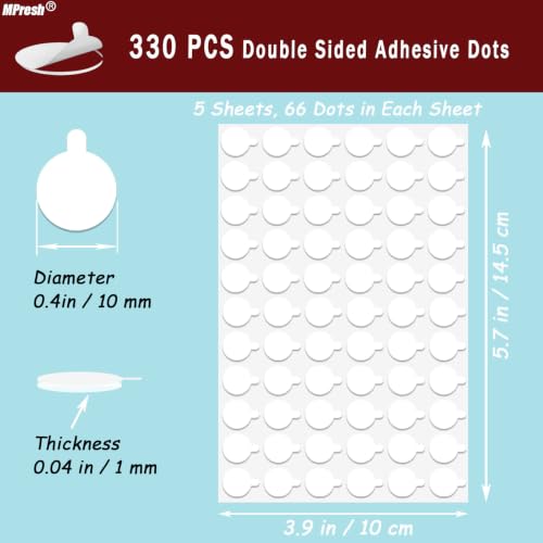 Sticky Tack Dots Easy to Peel (330 Count)