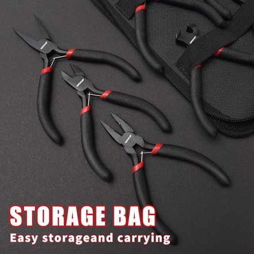 8 Piece Mini Pliers Set