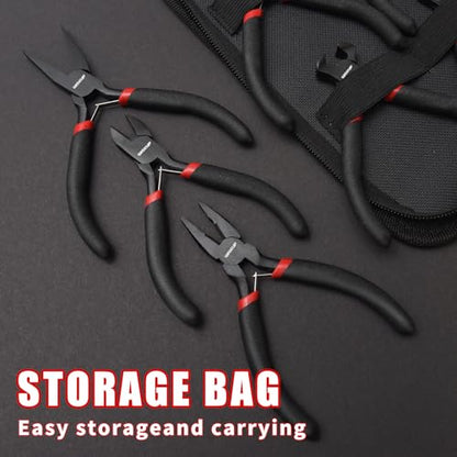 8 Piece Mini Pliers Set