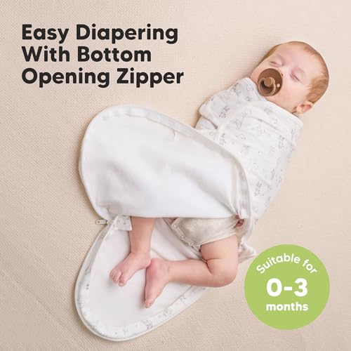 Newborn Swaddles with Zippers (3 Count)