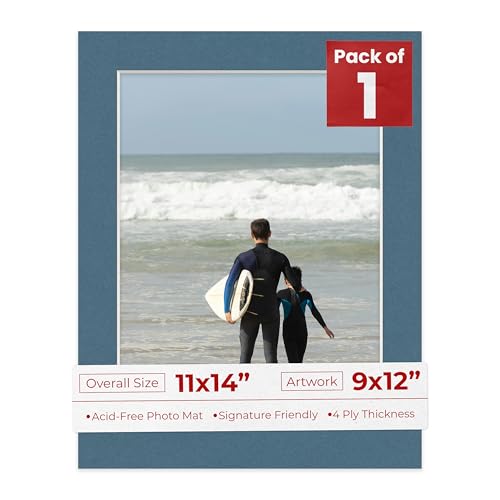 11x14 Mat Bevel Cut for 9x12 Photos