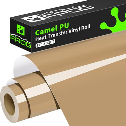 Camel Heat Transfer Vinyl Roll 12" x12ft Matte HTV Vinyl