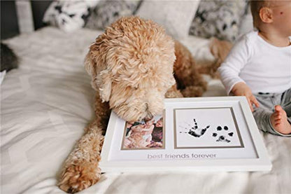 Baby and Pet Best Friends Forever Keepsake Frame