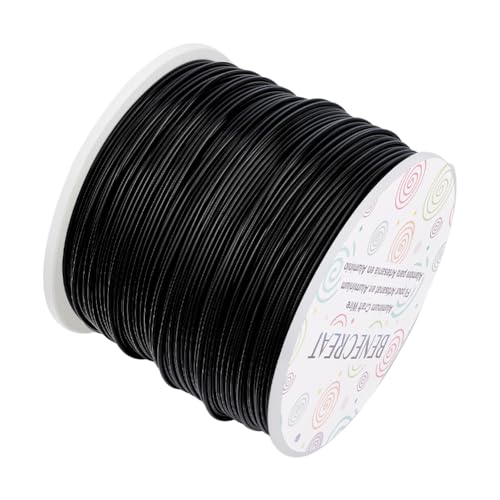 18 Gauge Aluminum Wire 492FT Anodized Black Bendable Craft Wire for Beading Jewelry Craft Making (492 Foot)